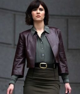 Customized women lambskin leather Jacket , celebrity baggy short jacket made to measure