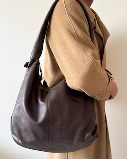 Soft Leather Hobo Bag, Slouchy Crossbody, Large Tote Shoulder Handbag, Fits 15" Laptop