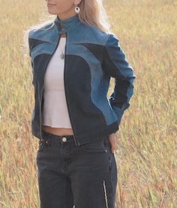 Denim Motocross Jacket Rework