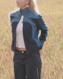Denim Motocross Jacket Rework