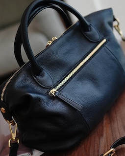 Large Size Calf Leather Crossbody Bag: Handmade Women Bag, Adjustable Belt, Boho Handbag