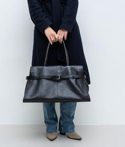Large office handbag, leather crossbody purse, custom everyday handbag, graduation gift
