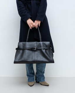 Large office handbag, leather crossbody purse, custom everyday handbag, graduation gift