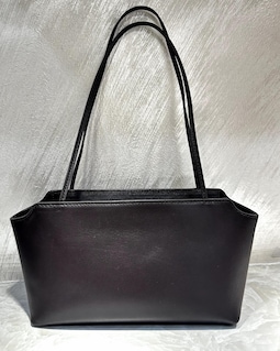 Minimal Shoulder Bag, Lambskin Handle Bag, Soft Leather Handbag,French Style Underarm Bags