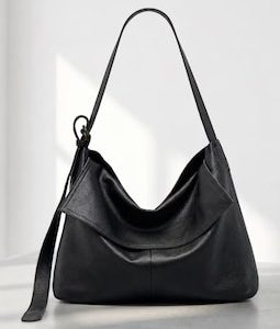 Women’s Genuine Leather Tote Bag, Large Capacity Shoulder Bag, Soft Cowhide Crossbody Purse for Work & Daily Use, Womens Leather Purse