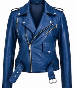 Women Leather Jacket Genuine Lambskin Asymmetrical Moto Biker Zip Belted ladies motorcycle coat
